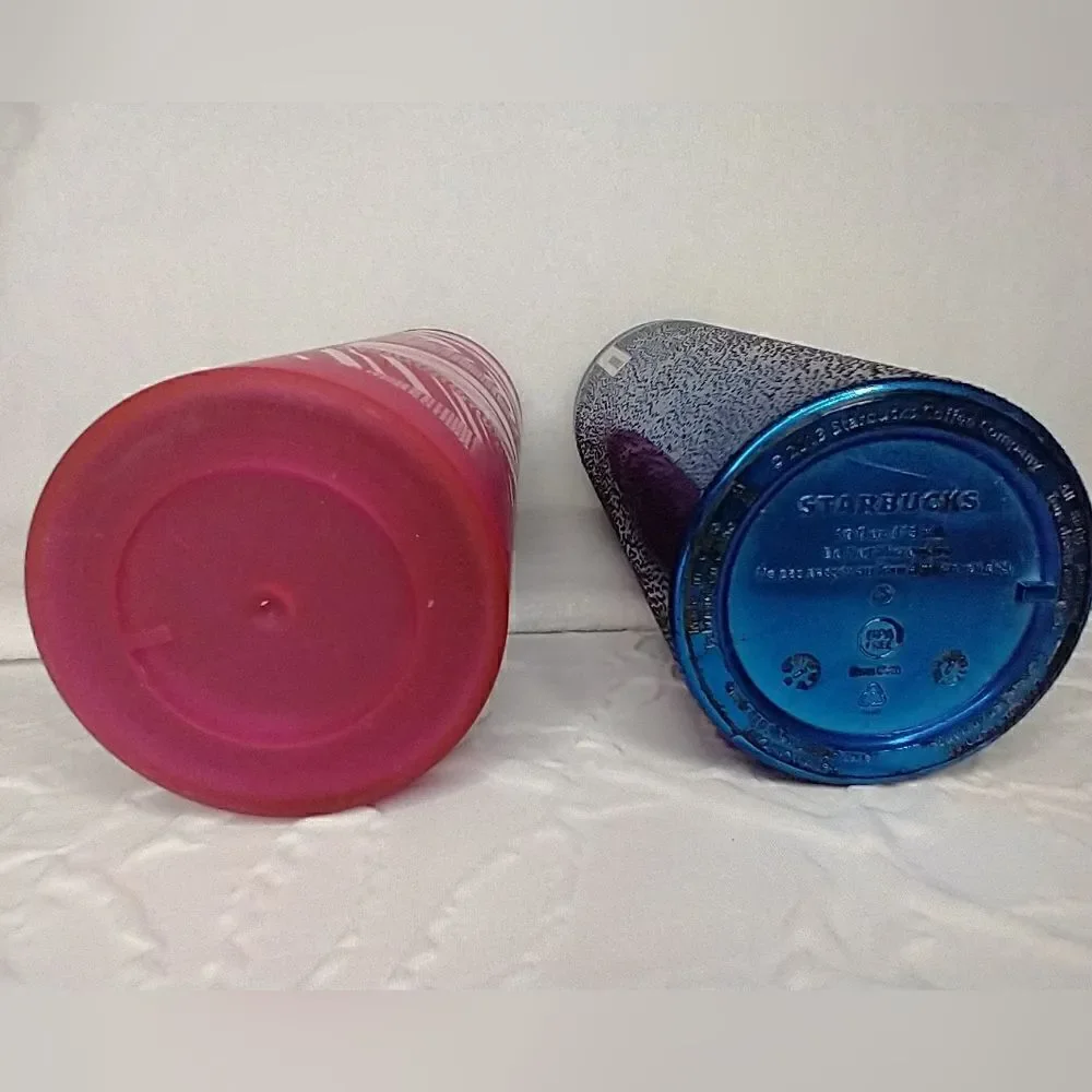 USED Starbucks Tumbler Duo